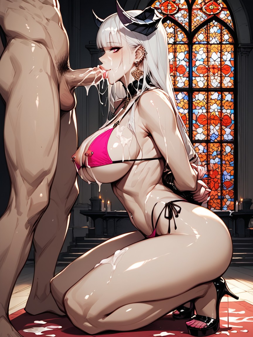 Cum Bath, Small Ass, Seductive Hentai AI Porn