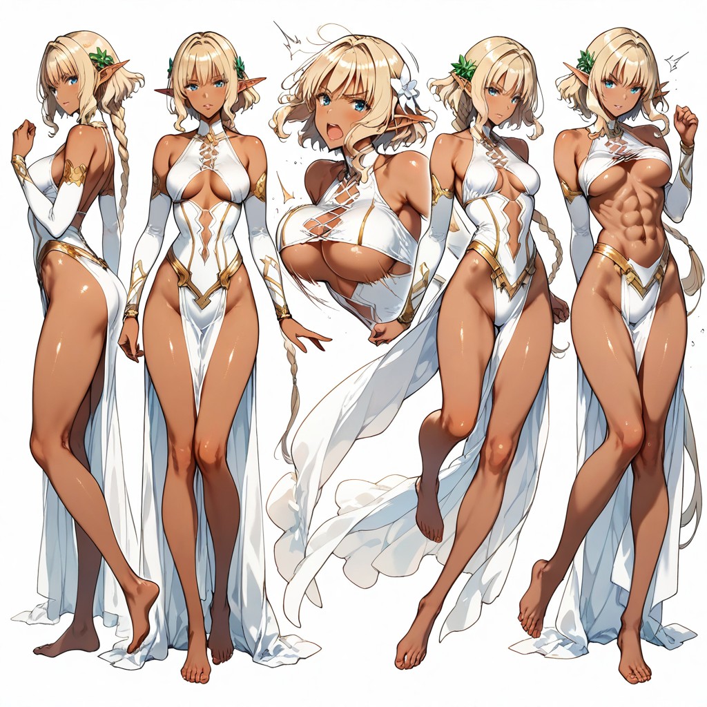 Emerald, Mid-air Motion, Agressive Poses Hentai AI Porn