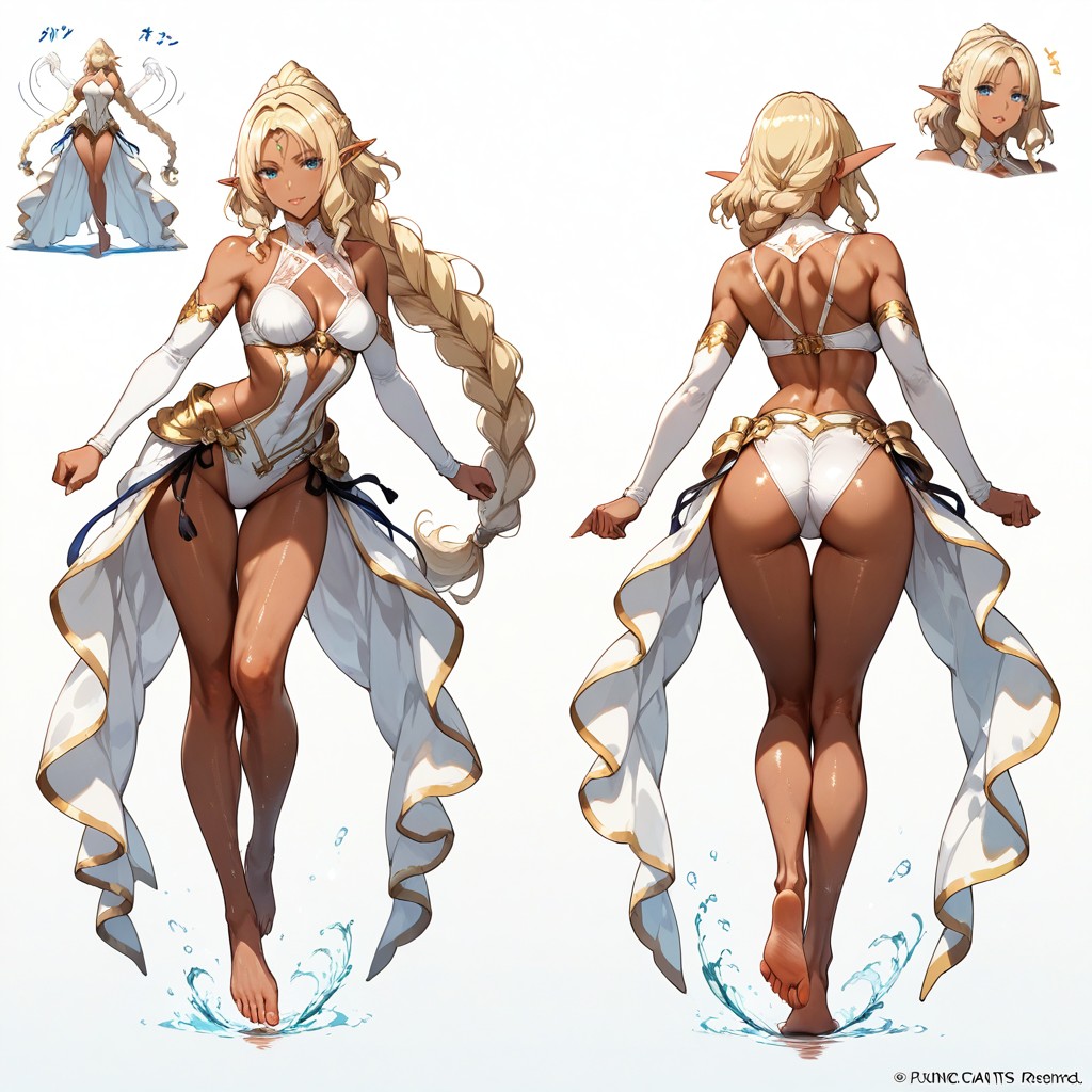 Character Action Sheet, Semi-realism, Small Ass Hentai AI Porn