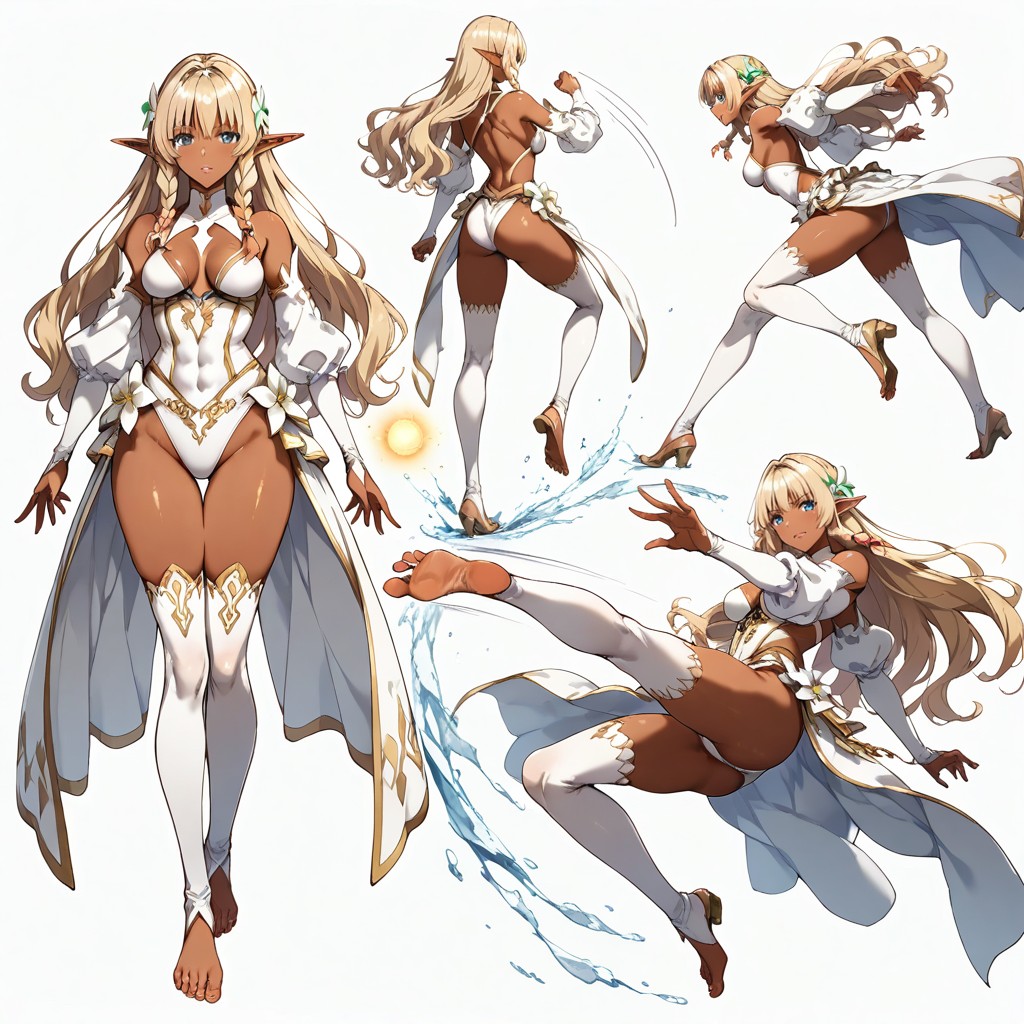 Head Follow Motion, 运动型, Dark Skin Elf AI黄漫