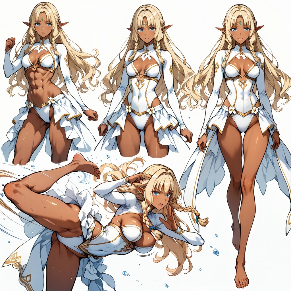 Spread Long Five Toes, Mid-air Motion, Multiple Angle Porno IA Hentai