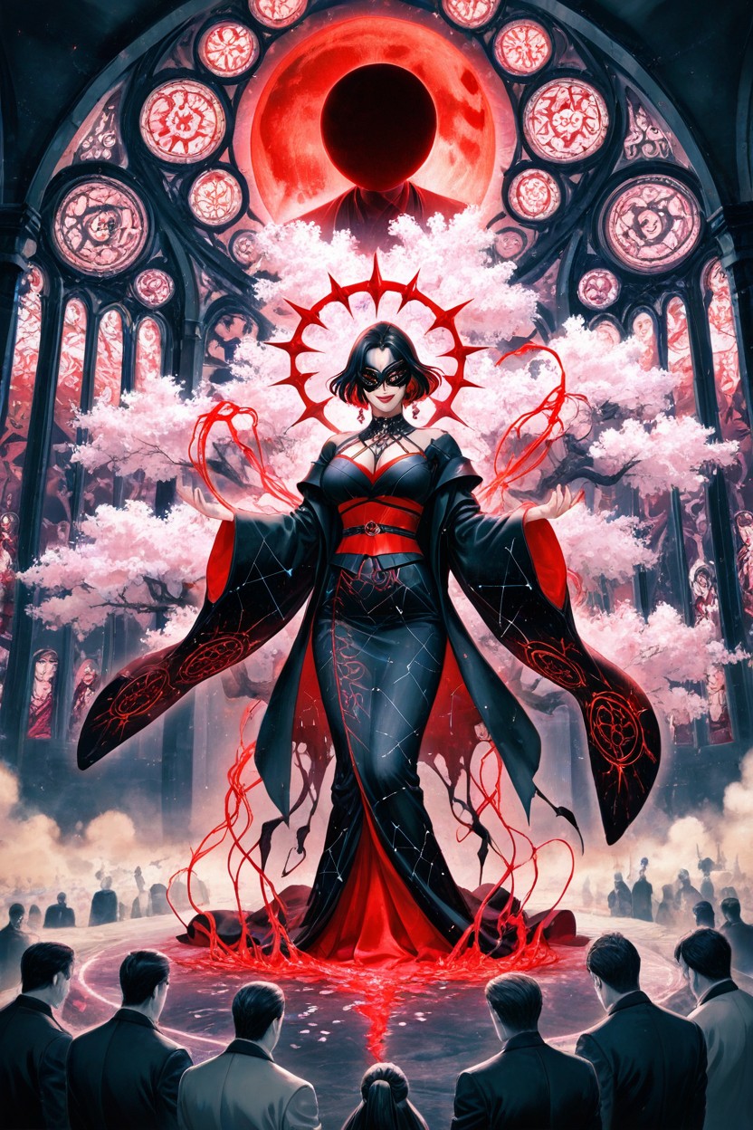 Deep Indigo, Subtle Glow, Professional Artwork Hentai IA pornografia