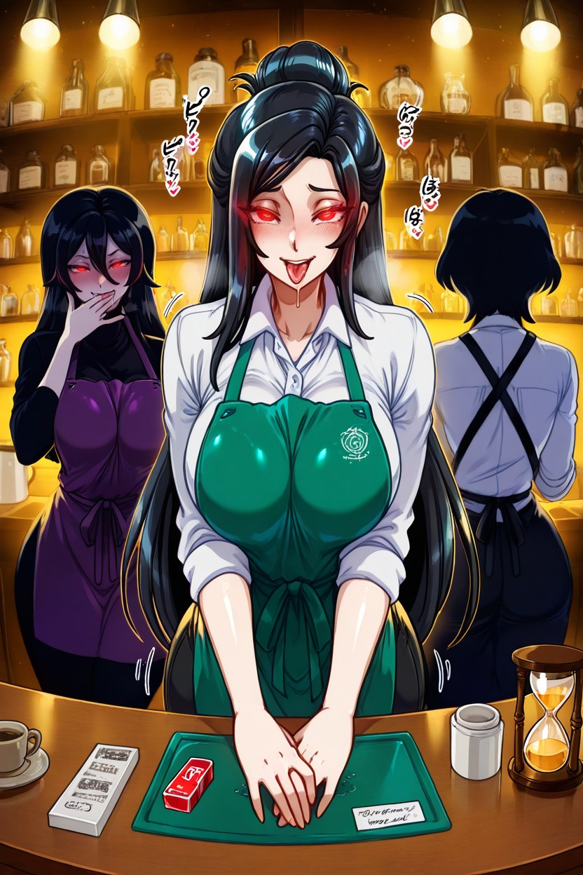 Massive Tits, Holding Condom Boxes, Heavy Breathing ヘンタイAIポルノ