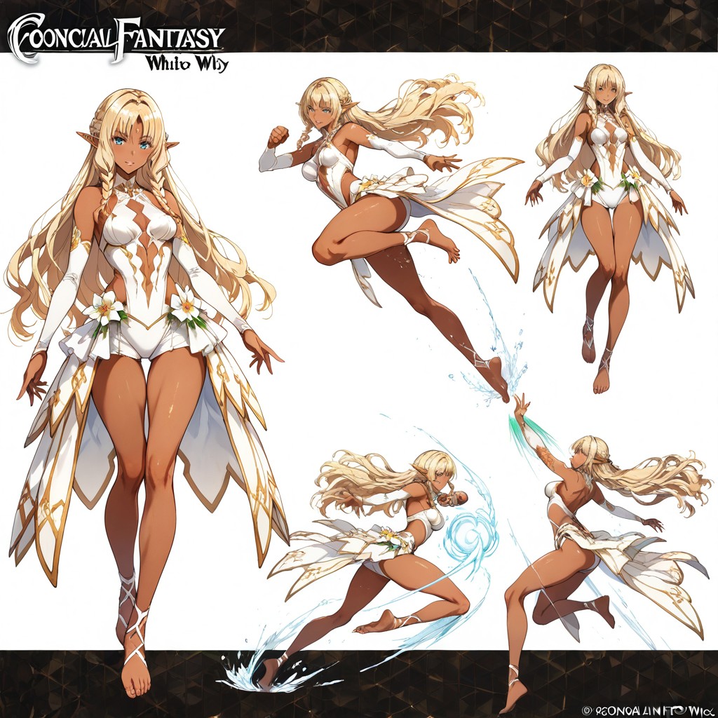 Soft Reflections, Flee, Canonical White Fantasy Outfit Hentai AI Porn