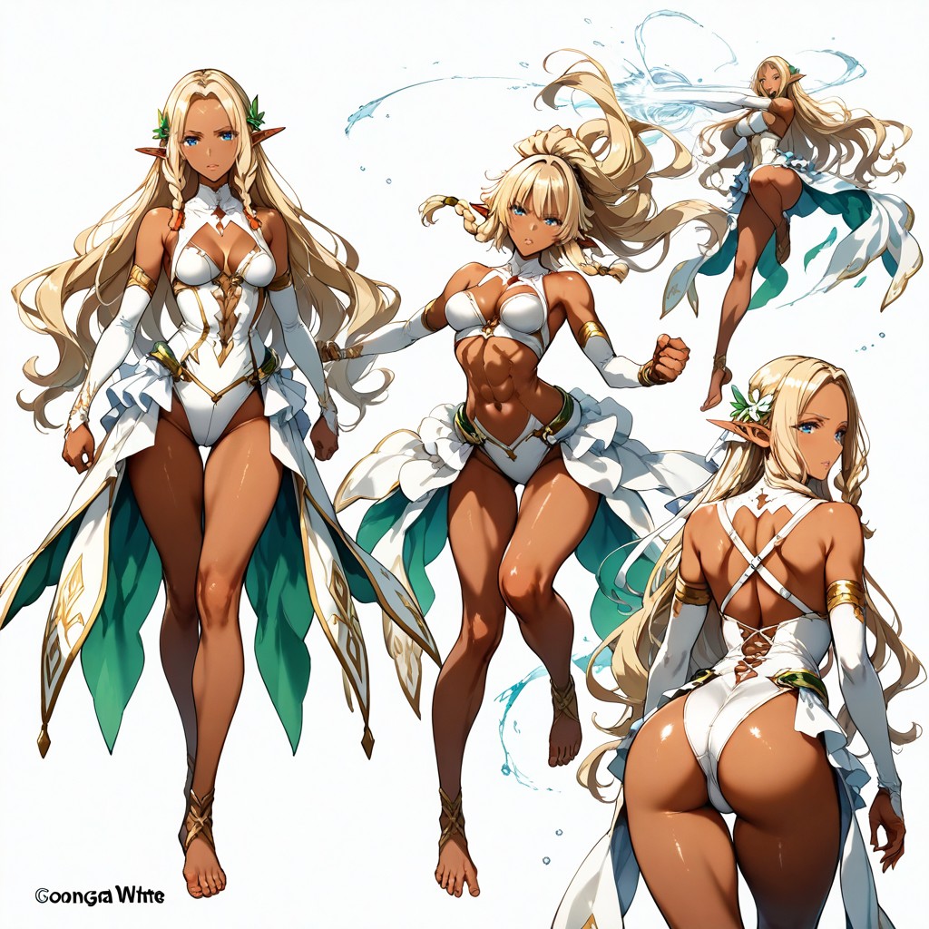 Expressive Motion, Petit Cul, Dark Skin Elf Porno IA Hentai