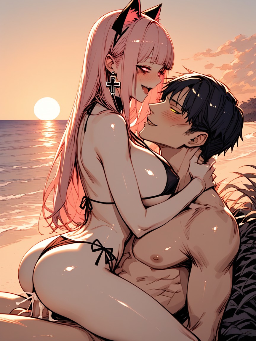 Vue De Côté, Side View, Cum Explosion Porno IA Hentai