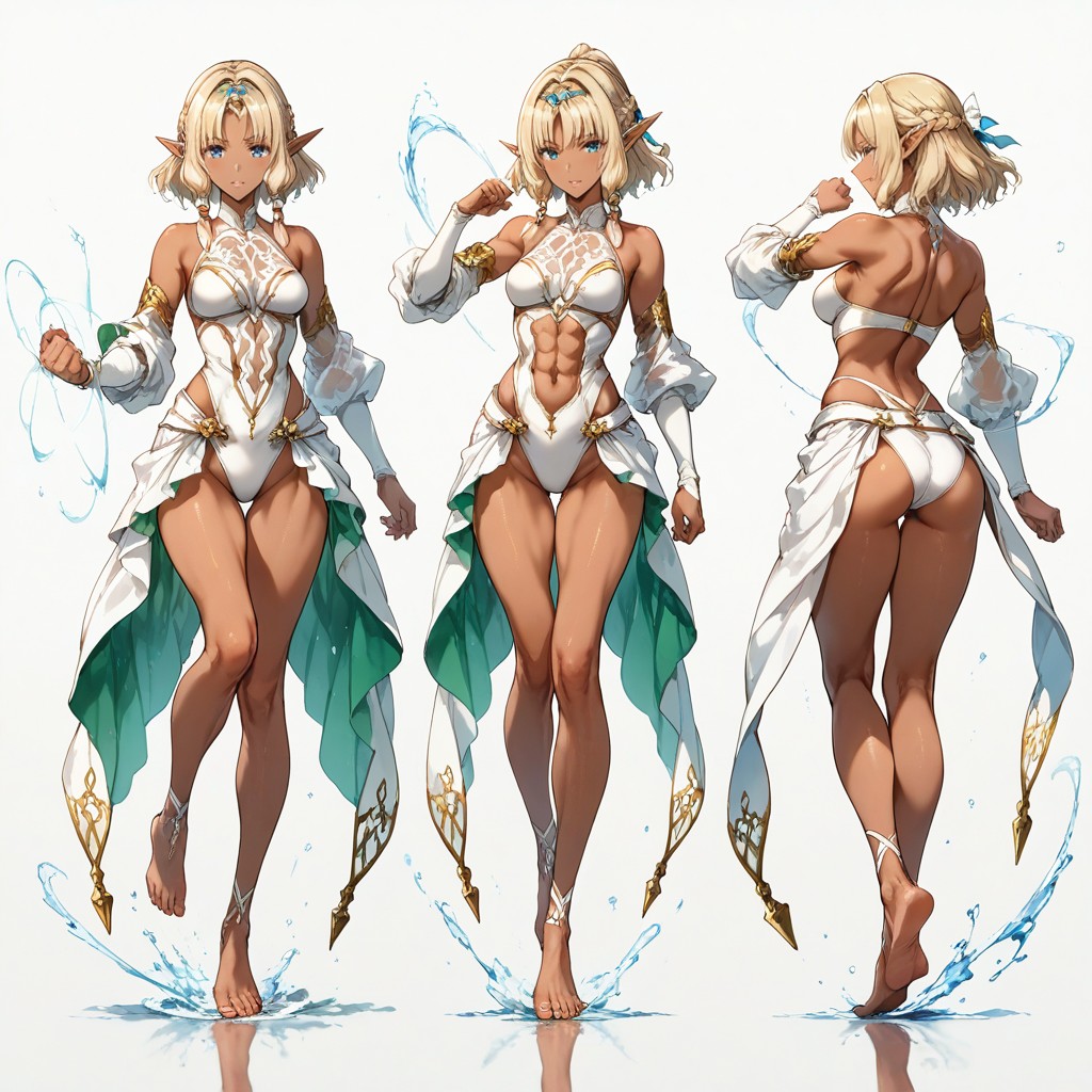 Petit Cul, Punching, Each Pose Is Unique Porno IA Hentai