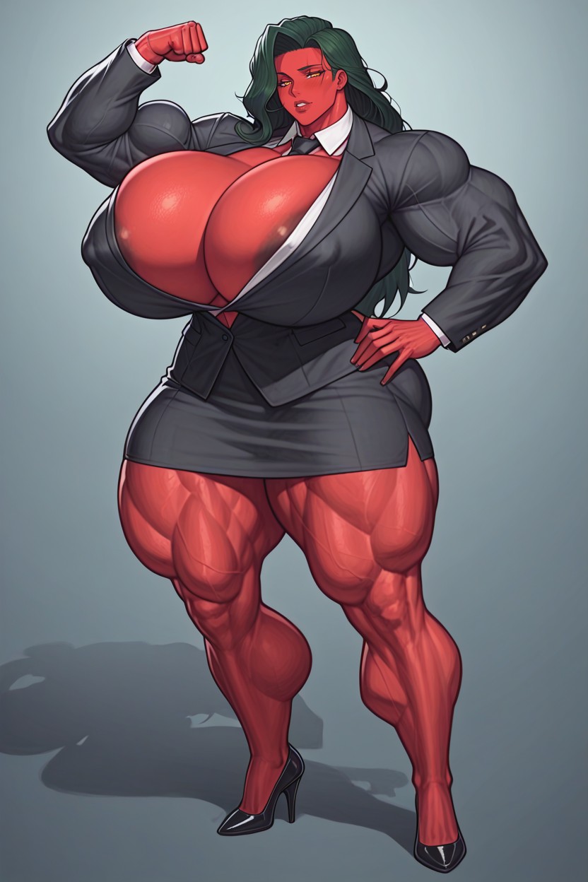No Pants, Amber Eyes, Flexing Porno IA Hentai