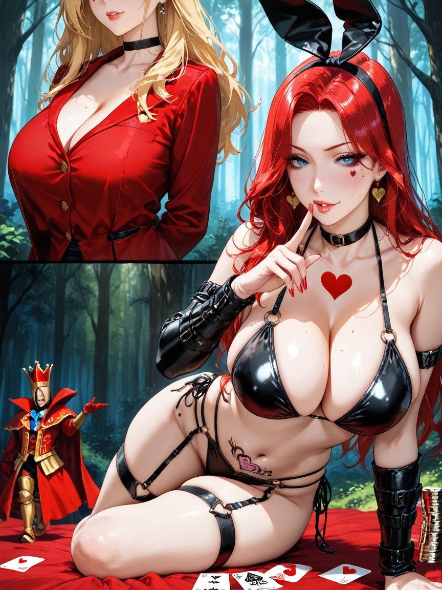 Alice Stripping, Side View, Amazing Quality 헨타이 AI 야짤