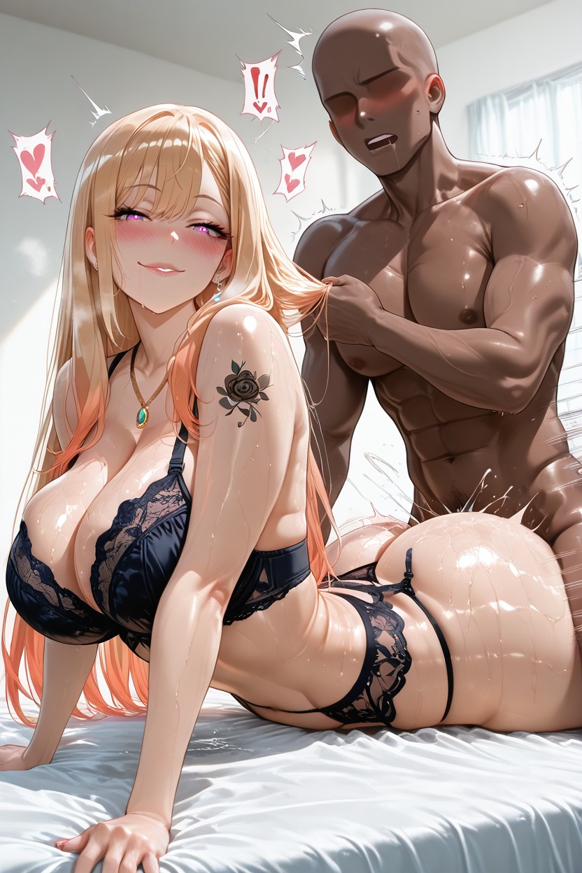 Ultra Shading, Oily Skin, Hourglass Figure Hentai AI Porn