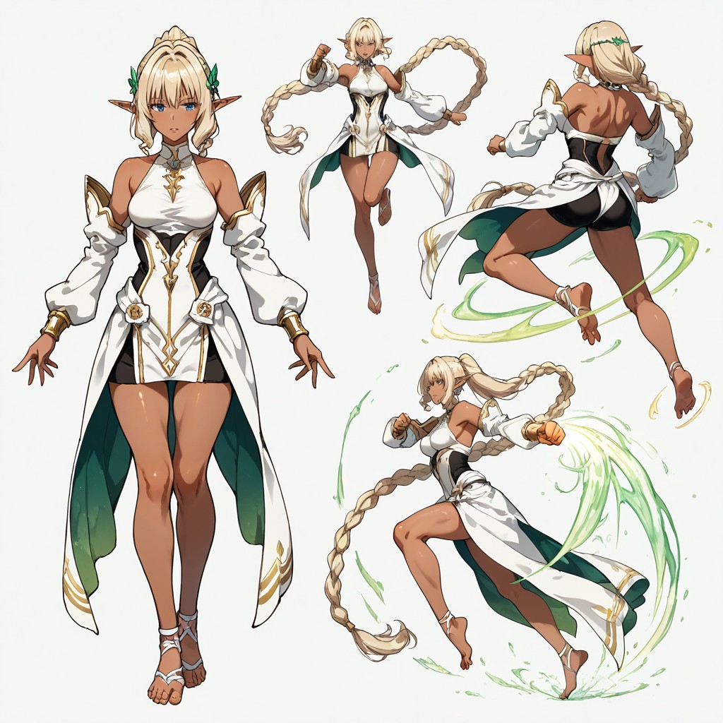Dynamic Movement, Hyper Long Elegant Legs, Motion Lines Hentai AI Porn