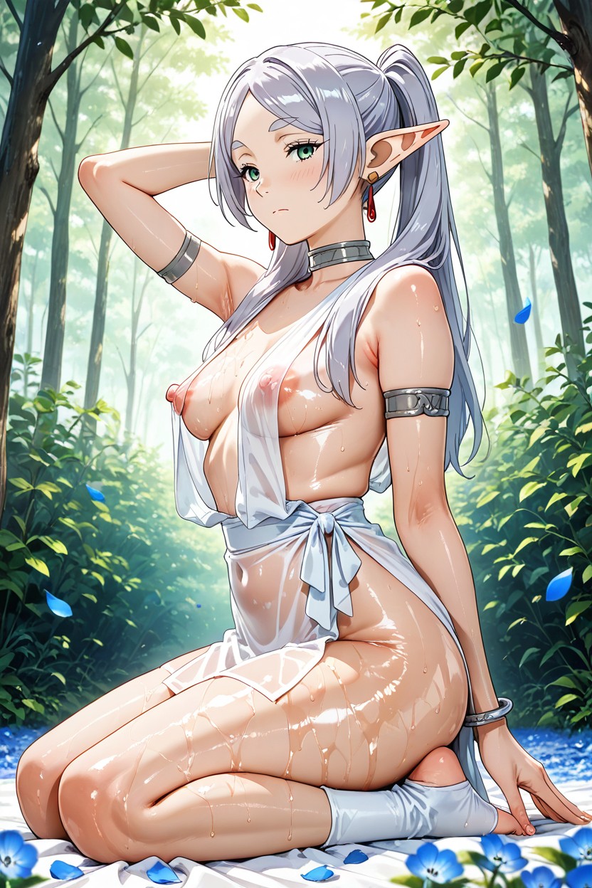 Outdoor, Large Areolas, Himel Official Outfit Hentai AI Porn