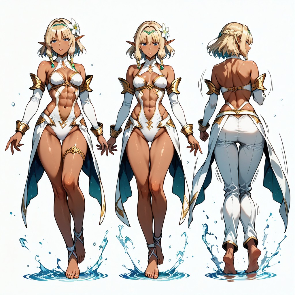 Dynamic Linework, Each Pose Is Unique, Top Down Hentai AI Porn