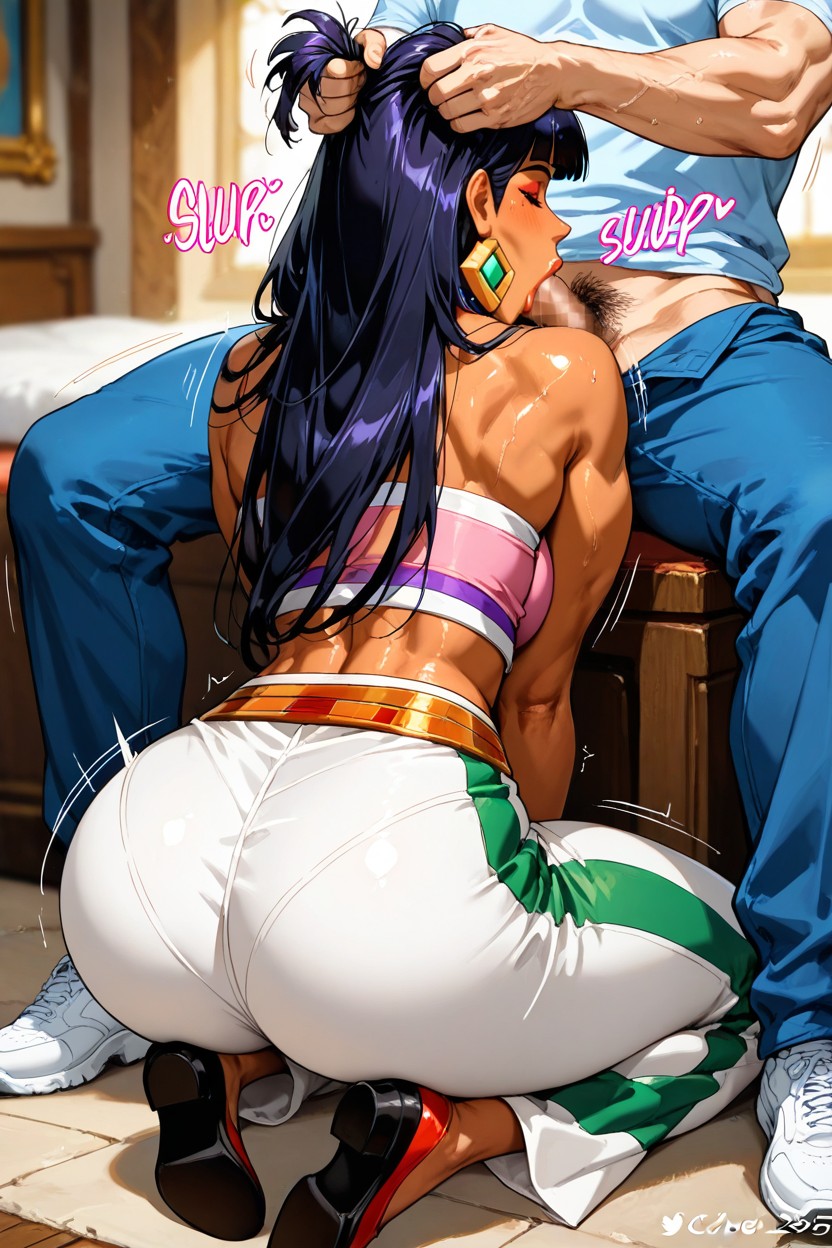 Chel Cosplay, 25+, Man With Pants Down Hentai AI Porn