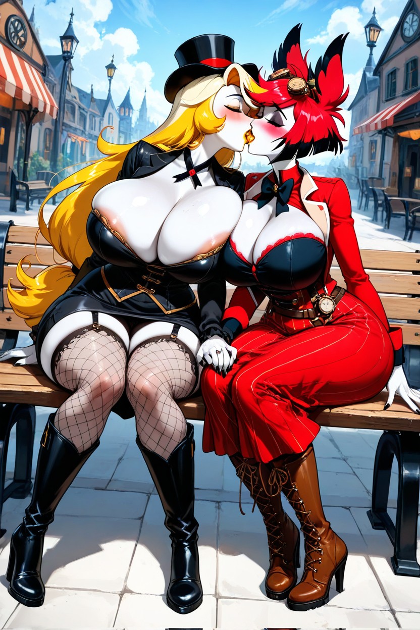 Fishnet Stockings, Ultra-detailed, Massive Ass Hentai AI Porn