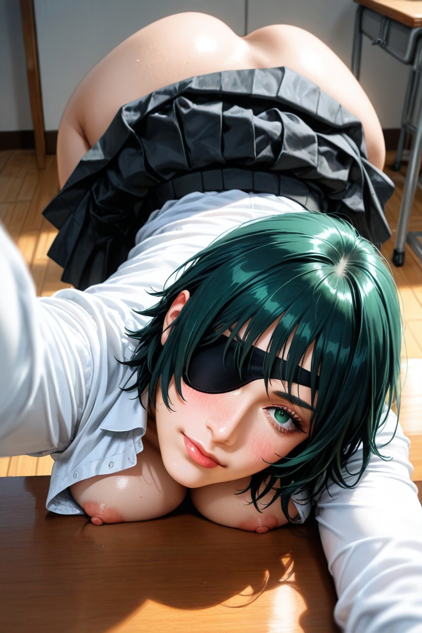 Bangs, Underwear, Nipples Hentai IA