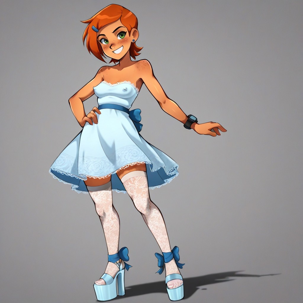 Ultra Detailed, Legs Apart, Snatched Waist Hentai IA
