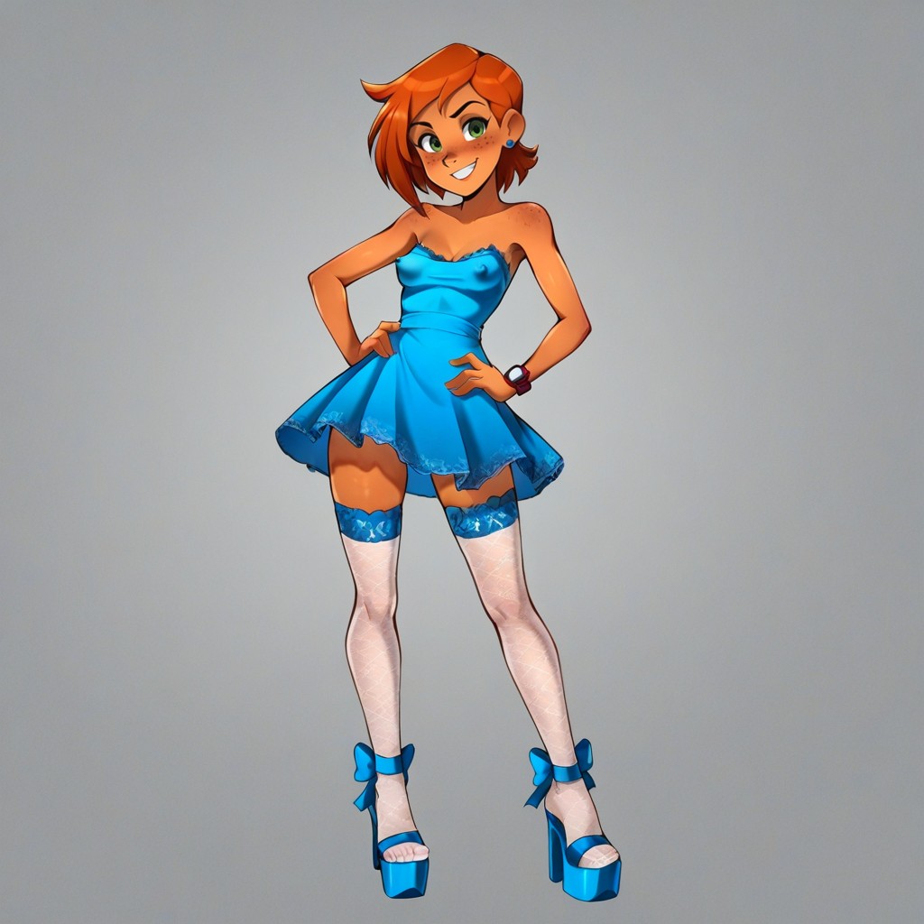 Petit, Disney Style, Body Hentai IA