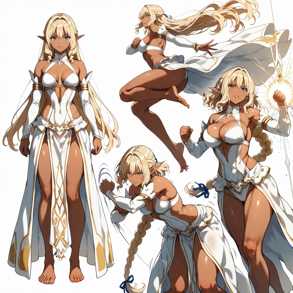 Motion Lines, Kicking, Contraluz Hentai IA