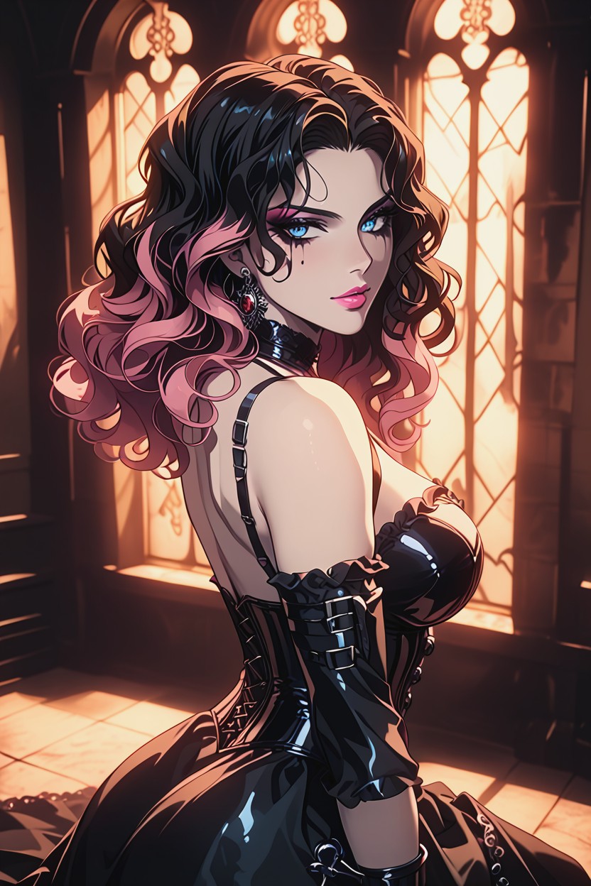 Wide Hips, Bright Blue Eyes, 18+ Hentai IA