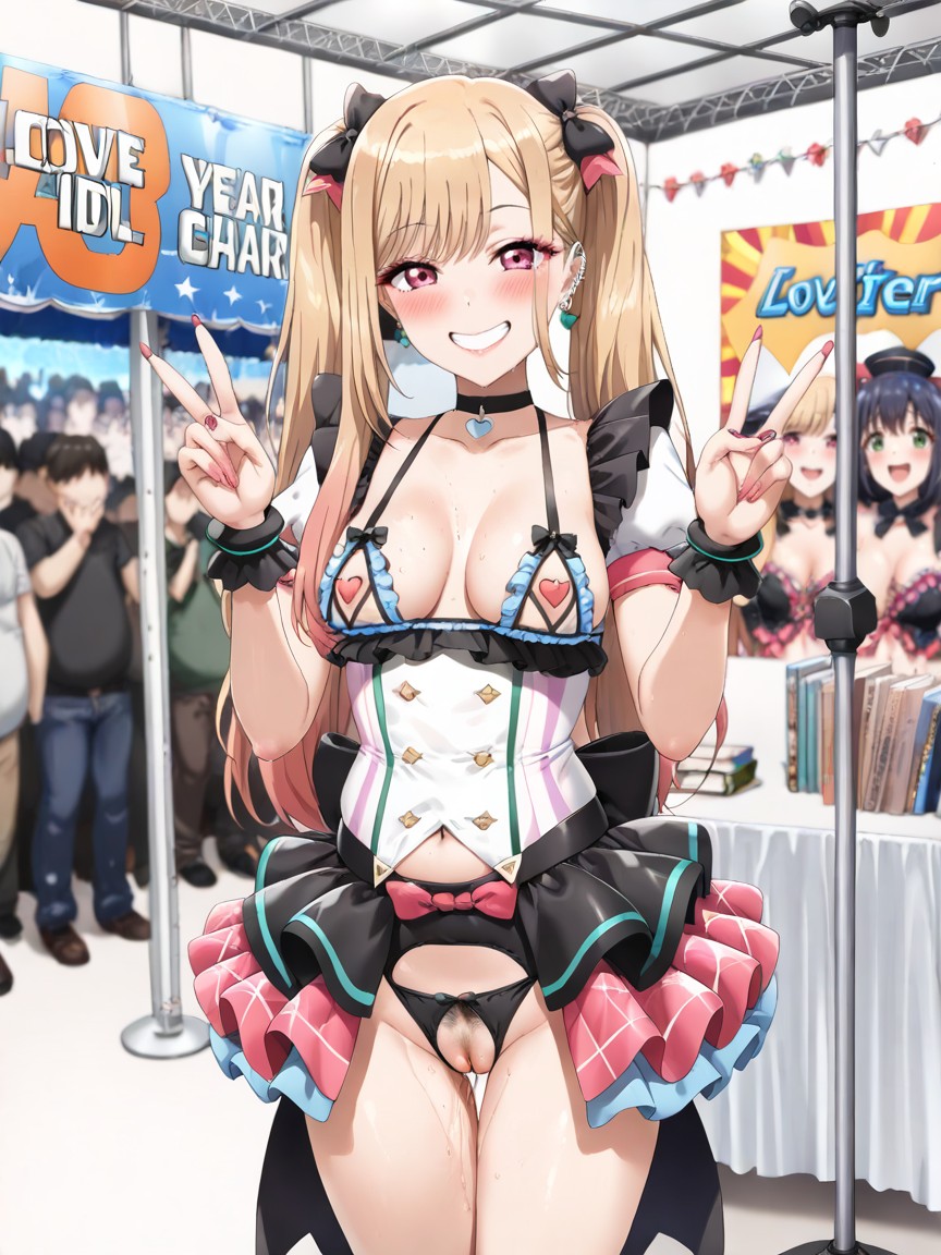 Ultra Detailed, Erect Nipple, Blushing ヘンタイAIポルノ