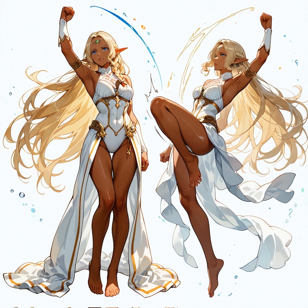 Full Lips, Character Action Sheet, Same Character Proportions And Outfits Porno IA Hentai