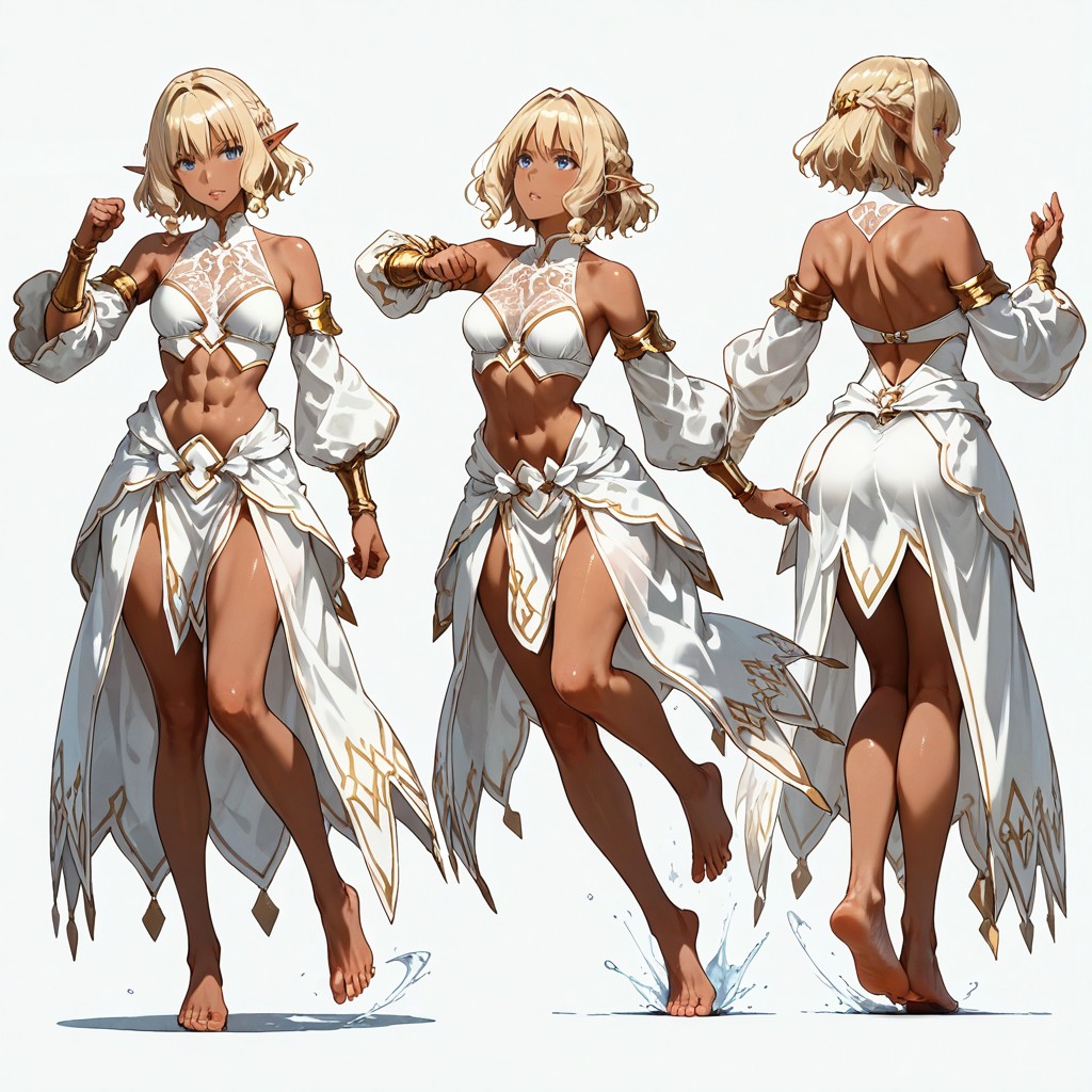 Hyper Long Elegant Legs, Kicking, 倚墙而立 AI黄漫