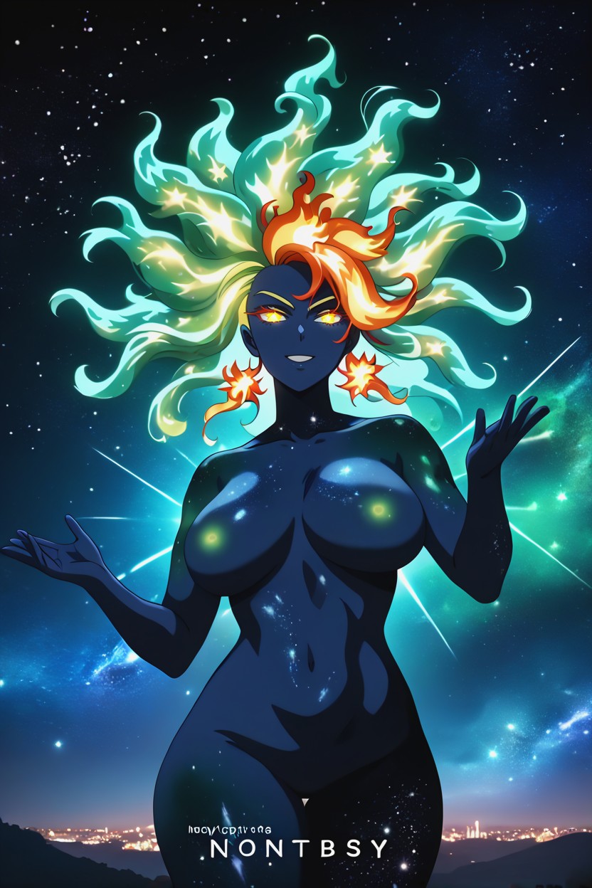 No Traditional Skin Color, Under, Fire Hair Porno IA Hentai
