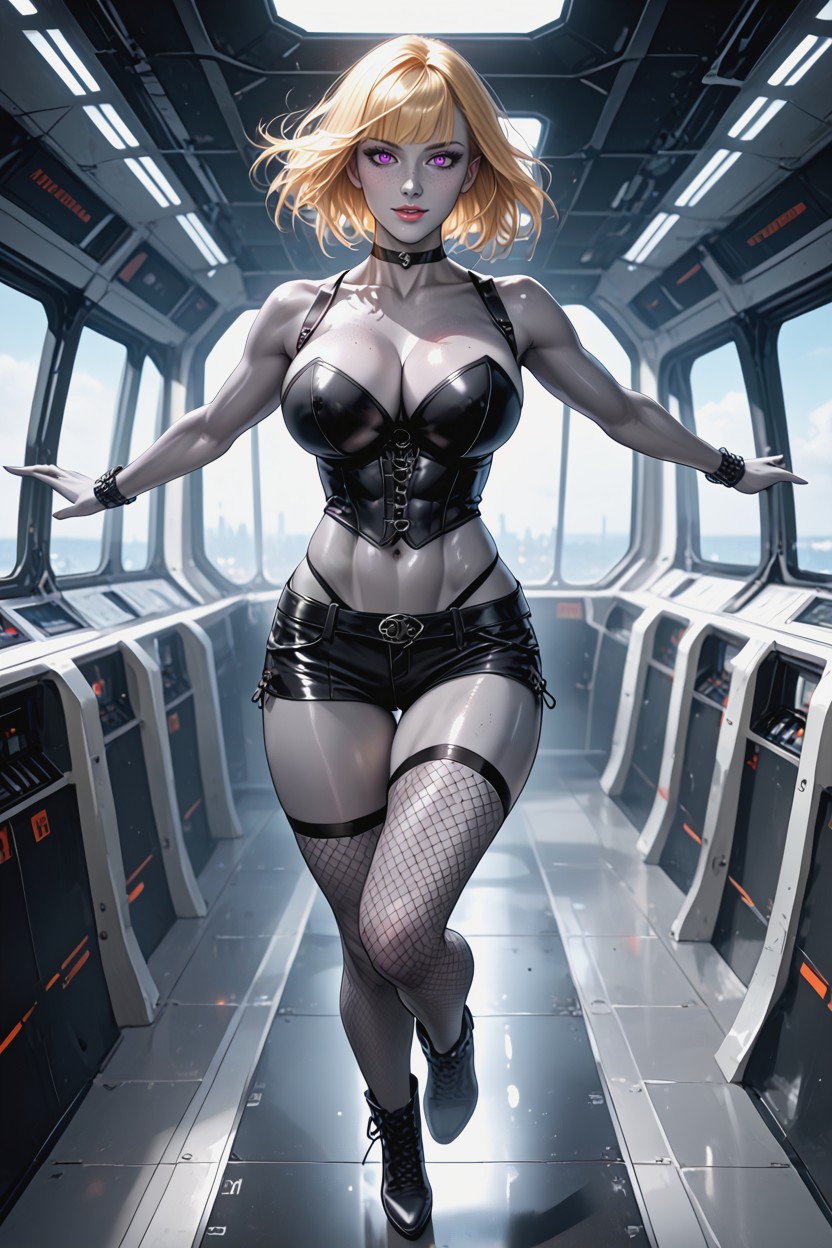 Frange, Detailed Body, Large Massive Breasts Porno IA Hentai