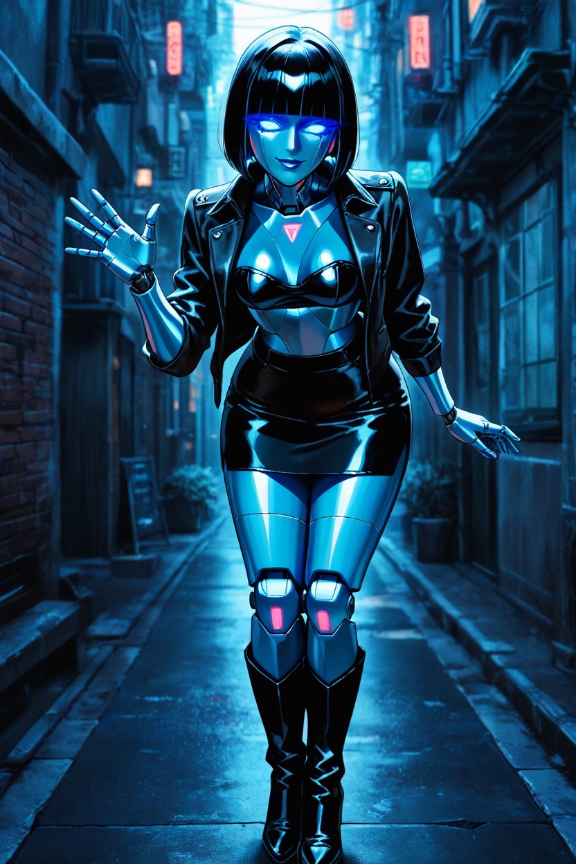 High Resolution, Standing, Night Porno IA Hentai