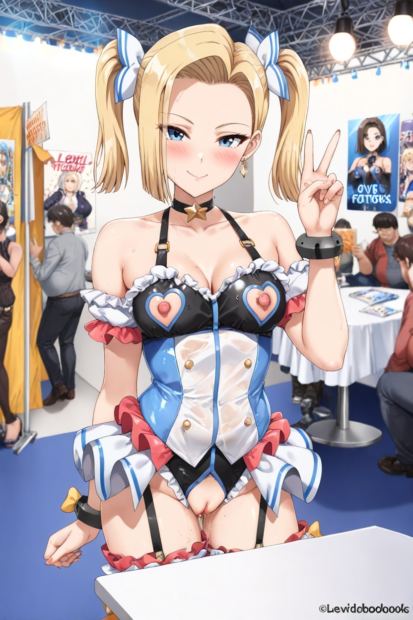 Android, Love-shaped Nippleless, Ultra Detailed Hentai IA