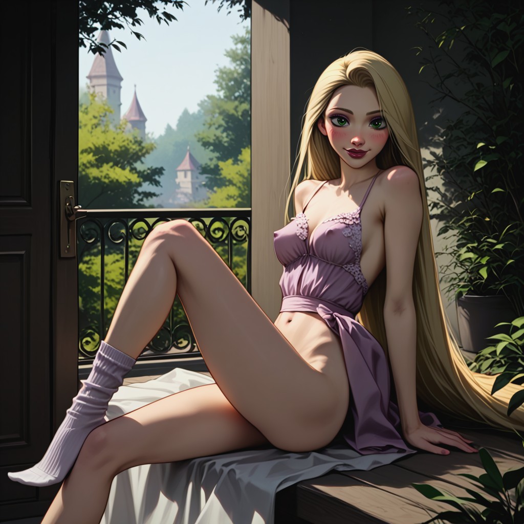 Blonde Hair, Skinnyleg, Slimleg ヘンタイAIポルノ