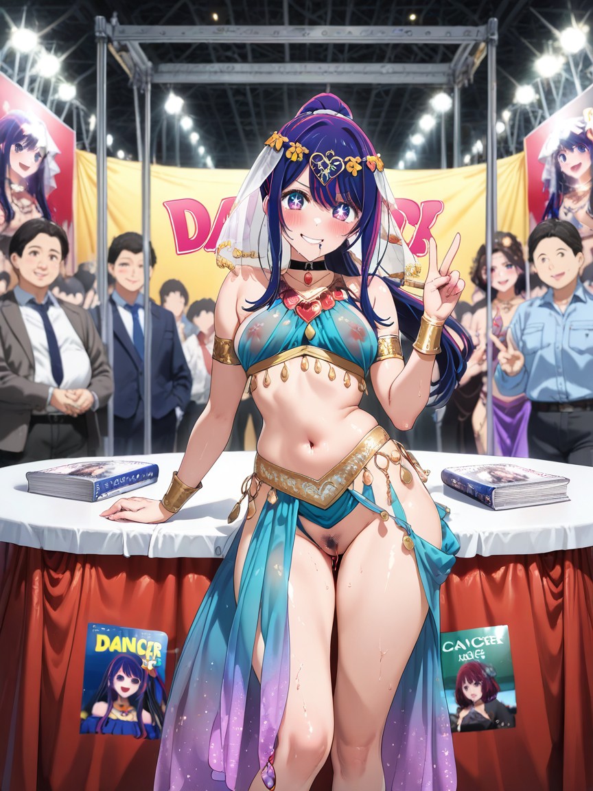Lewd Photobooks, Happy, Fat Otaku Crowd AI黄漫