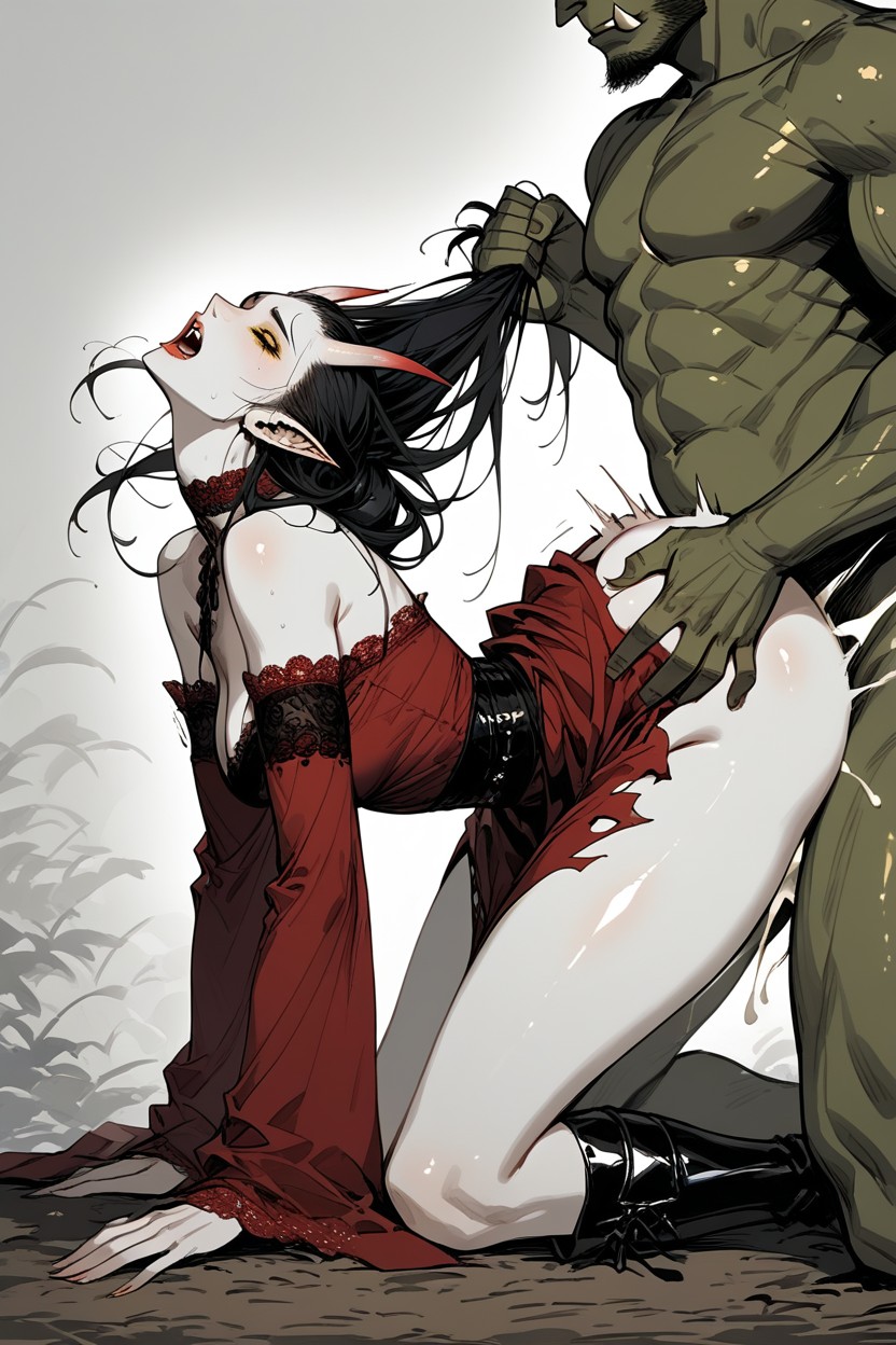 In Heat, Female With Horns, Demon Tail Porno IA Hentai