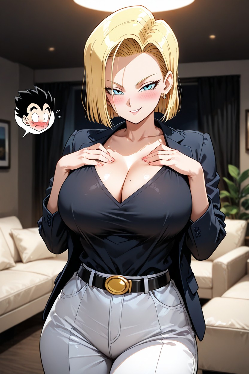 Espiègle, Vue De Côté, Male And Female Porno IA Hentai