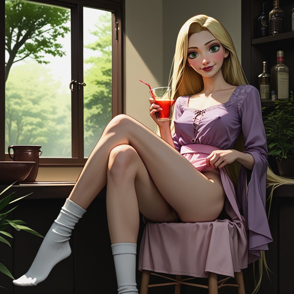 Skinnyleg, Big Lips, Blonde Hair Hentai IA
