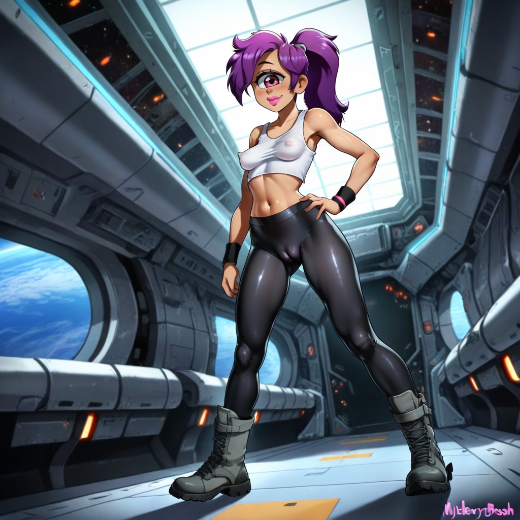 Uhd, Erect Nipples Under Tank Top, Full Lips Hentai IA pornografia
