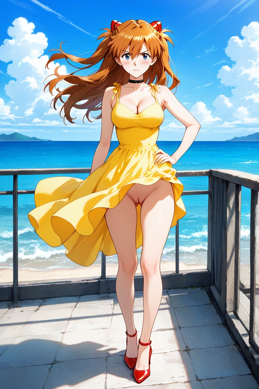 High_heels, Long_hair, Girl Hentai AI Porn