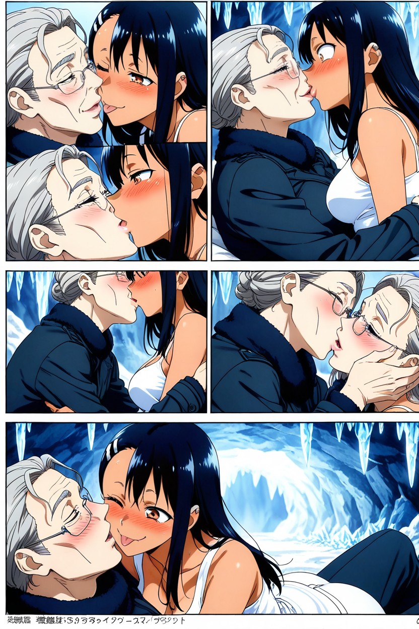 Small Breasts, Comic Book Border, Slutty Face Hentai AI Porn