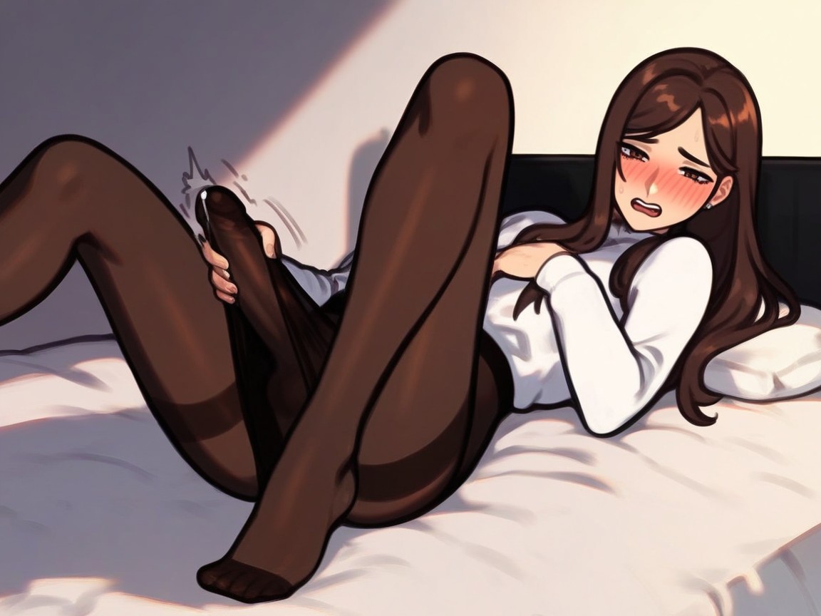 Brown Eyes, Long Hair, Moaning Hentai AI Porn