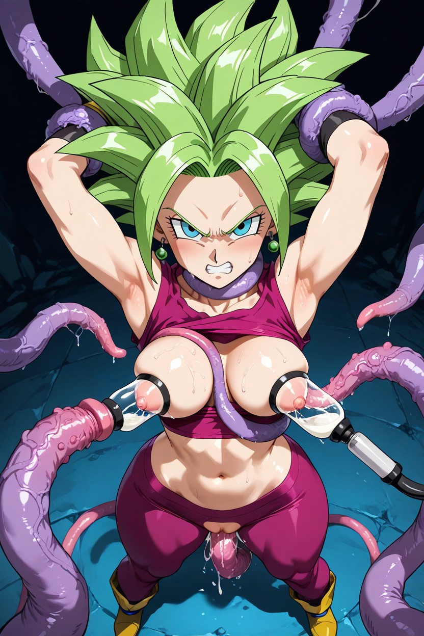 Balanced Proportions, Tentacle Milking Breast, Kefla From Dragon Ball Super Porno IA Hentai