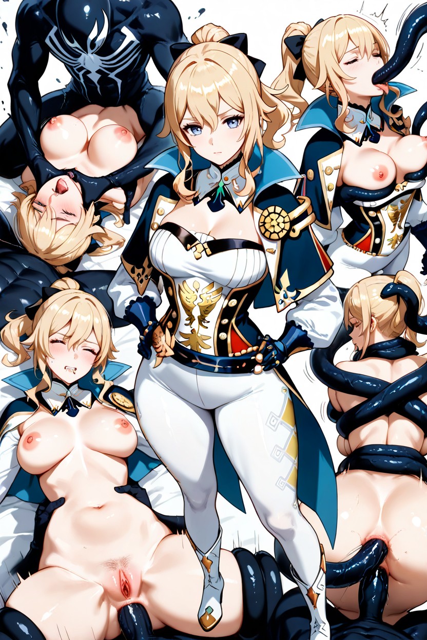 Legs Locked Around Waist, Medium Breasts, Head Tilt Porno IA Hentai