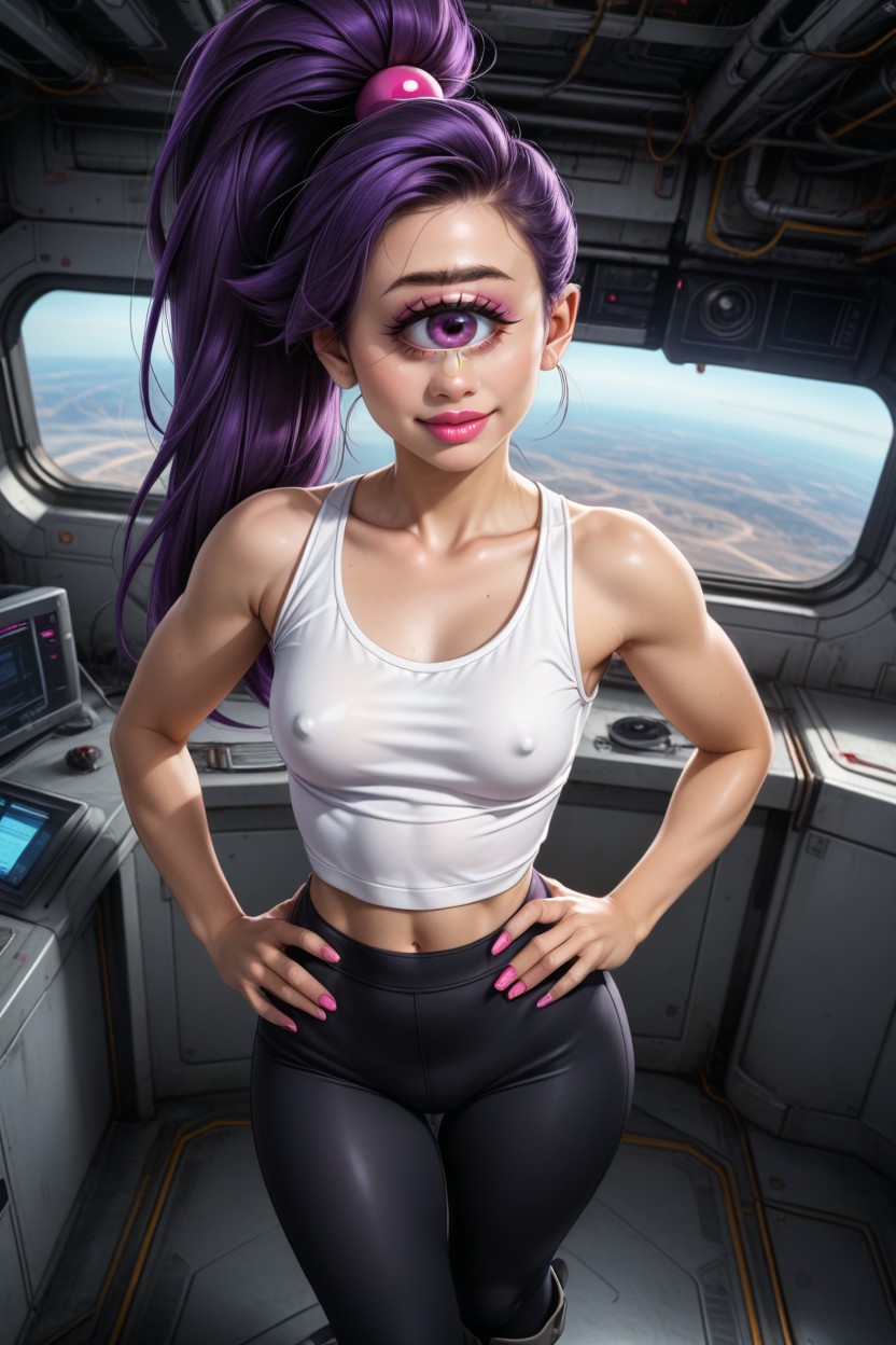 Indoors, Dynamic Angle, Hand On Hip Porno IA Hentai