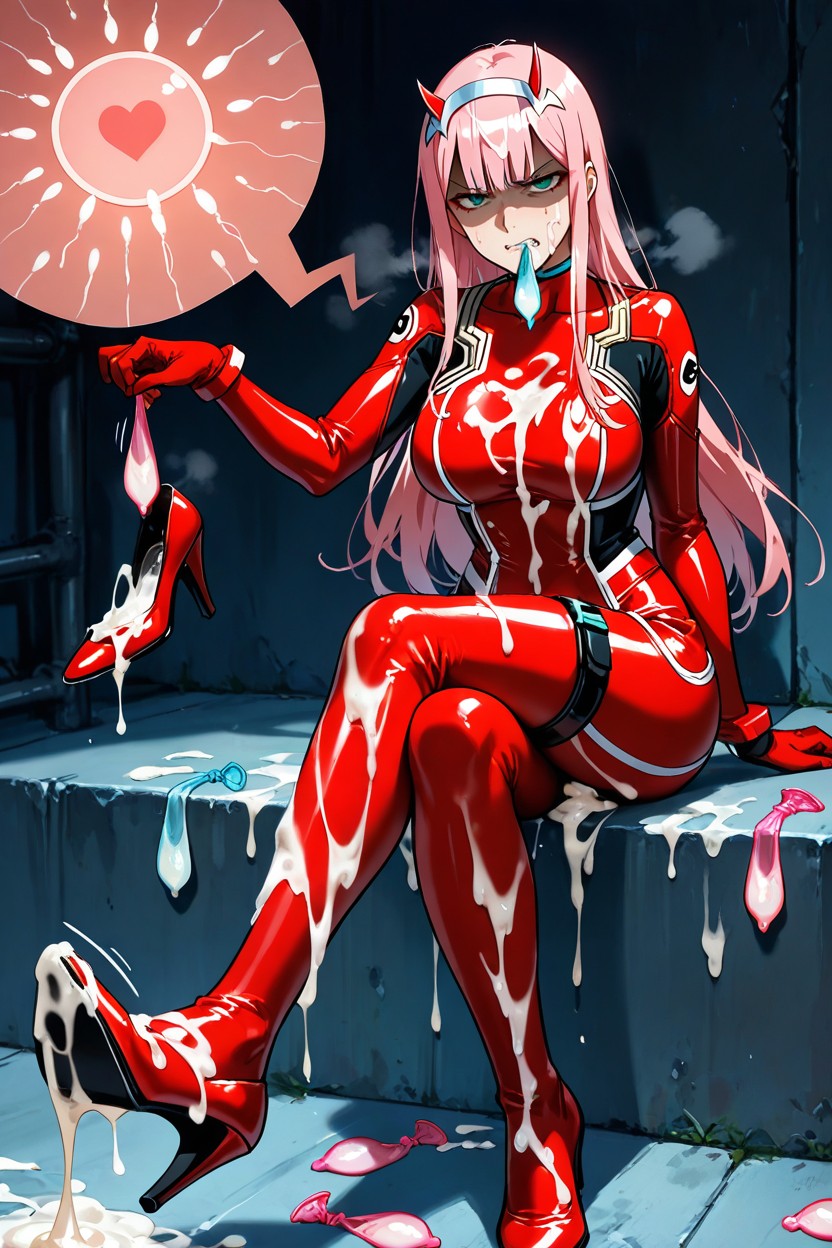 Cum On Hair, Cum On Clothes Huge Amount Of Cum, Drinking Semen Hentai IA