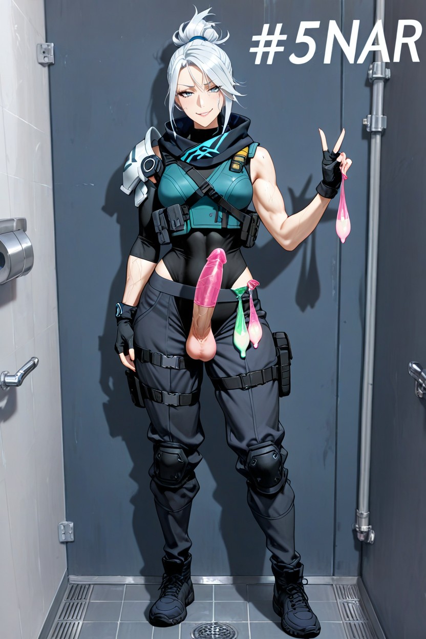Streamlined Agile Silhouette, Minimal Armor Elements, Asymmetrical Vest Design Hentai AI Porn