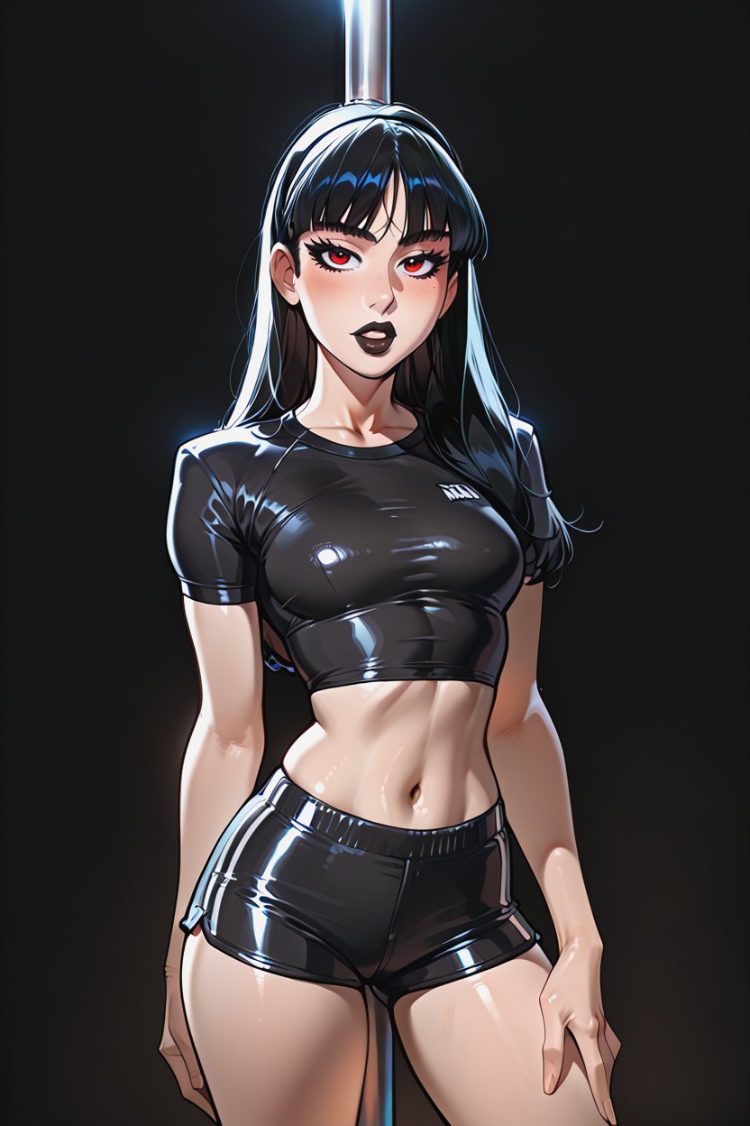小さな胸, Bangs, Perfect Thigh Gap ヘンタイAIポルノ