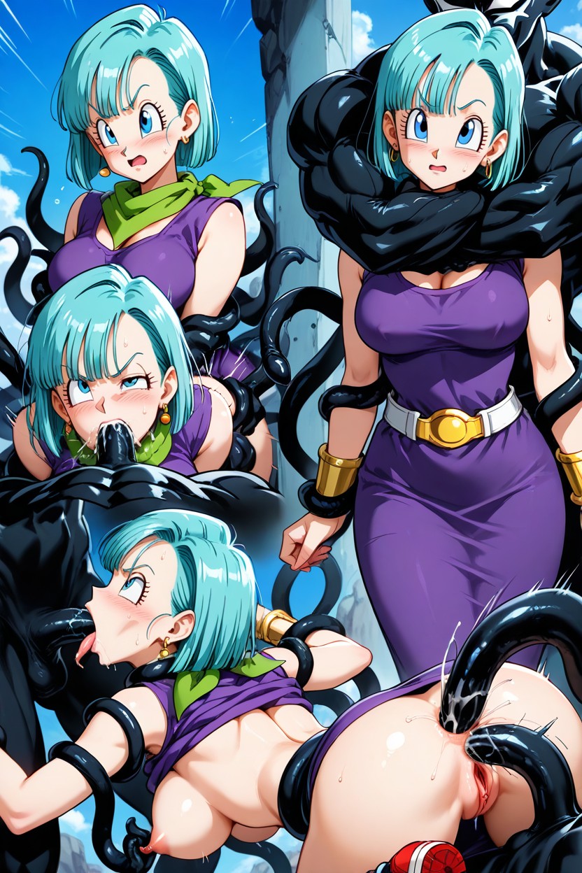 Tired, Light Blue Hair Color, Orgasm Hentai KI Porno