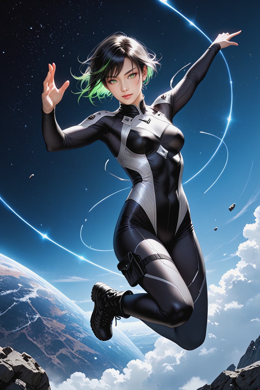Highly Detailed, Perfect Boobs, Tomboy Hentai AI Porn