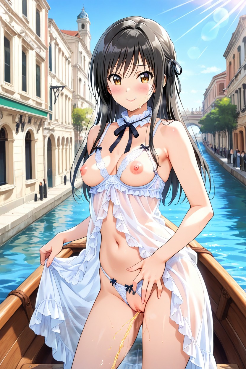 Nipples, Highleg Panties, Cupless Bra Hentai IA