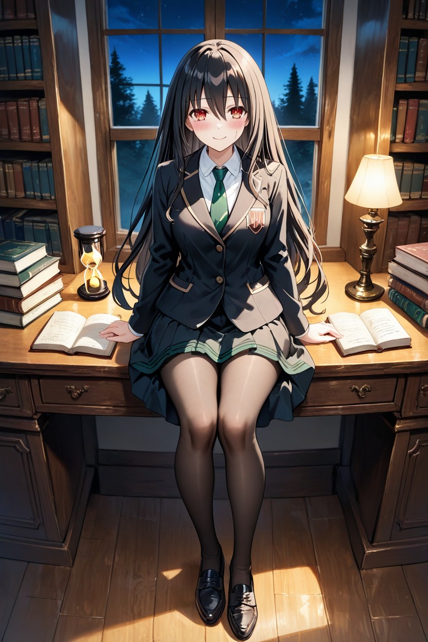 Full Body View, Accurate Interior, Blush Hentai AI Porn